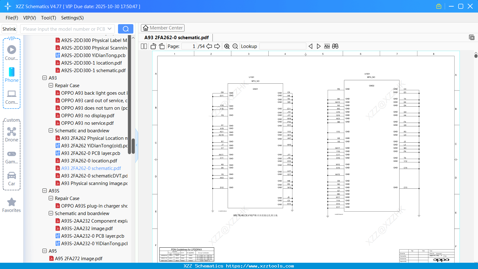OPPO A93 2FA262-0 Schematic
